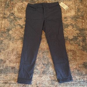 lululemon athletica Men's Dark Navy textured ABC Pant Slim never worn